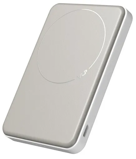 Внешний аккумулятор "vlp" Solid Energy 5000 mAh, Qi2 20W, белый